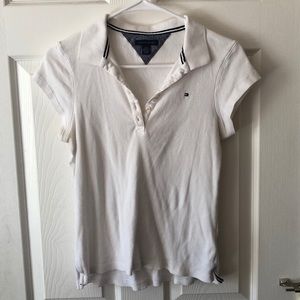 White Tommy Hilfiger polo